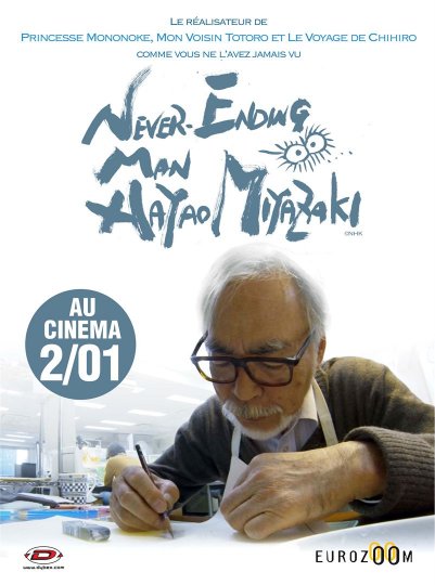Never-Ending Man : Hayao Miyazaki, Kaku Arakawa, Japon, 2017, 70’